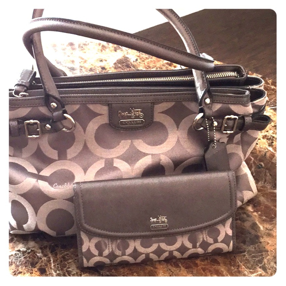 Matching satchel and wallet